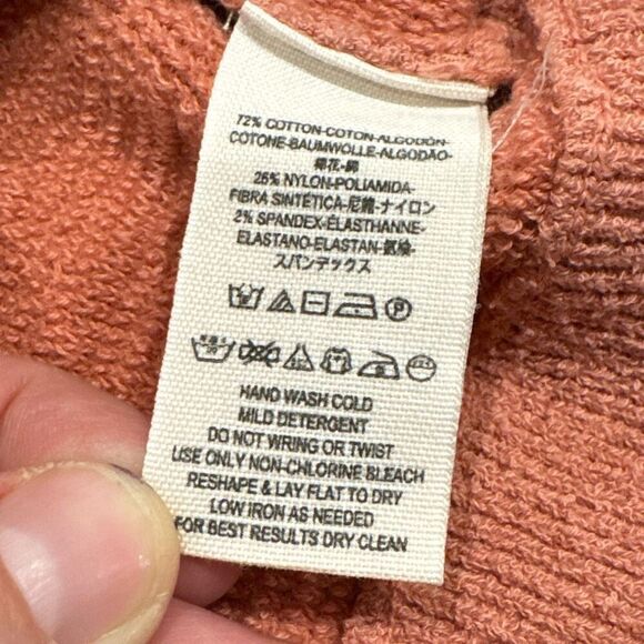 Free People Pink Textured Isla Ottoman Tunic small - Picture 4 of 6